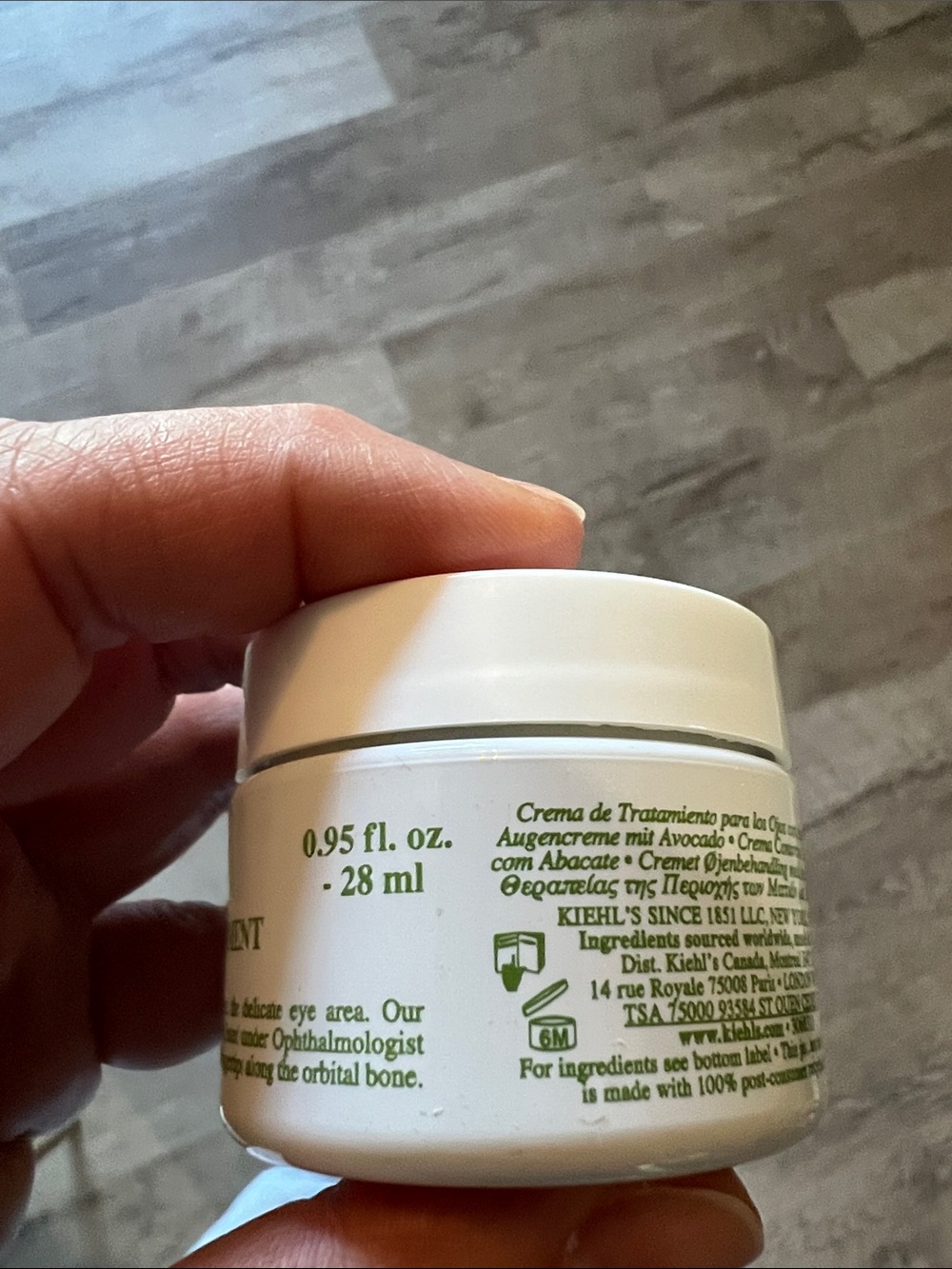 Kiehl's Creamy Eye Treatment with Avocado - White and Green 2 of 28 ml each - Picture 8 of 8